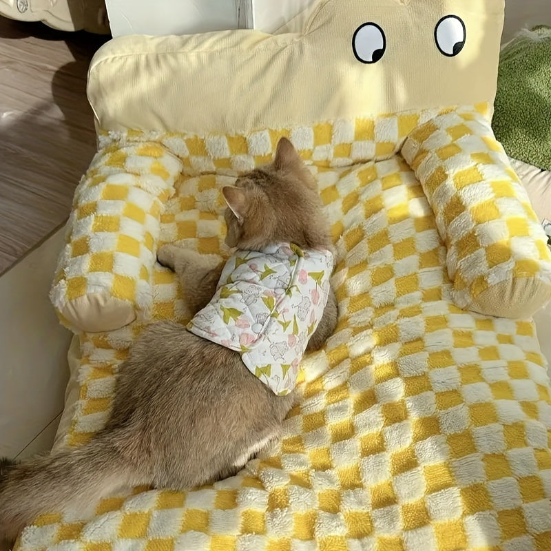 A Cozy And Washable Dog Bed for Pets, Suitable for Autumn And Winter, That Provides Warmth And Comfort, Also Serving As a Cat Nest for All Seasons.