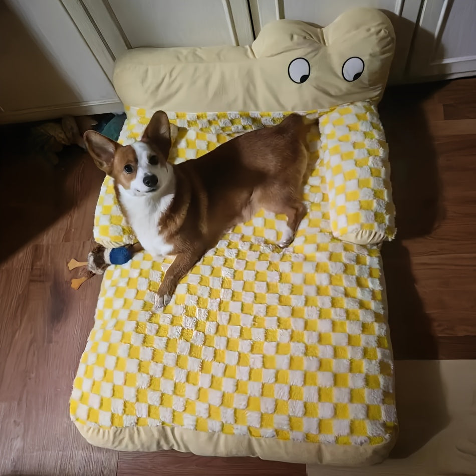 A Cozy And Washable Dog Bed for Pets, Suitable for Autumn And Winter, That Provides Warmth And Comfort, Also Serving As a Cat Nest for All Seasons.