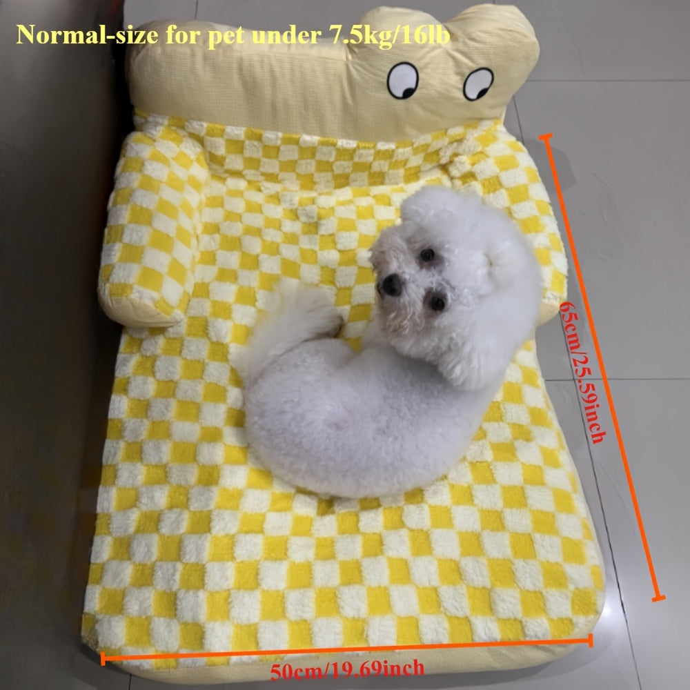 A Cozy And Washable Dog Bed for Pets, Suitable for Autumn And Winter, That Provides Warmth And Comfort, Also Serving As a Cat Nest for All Seasons.