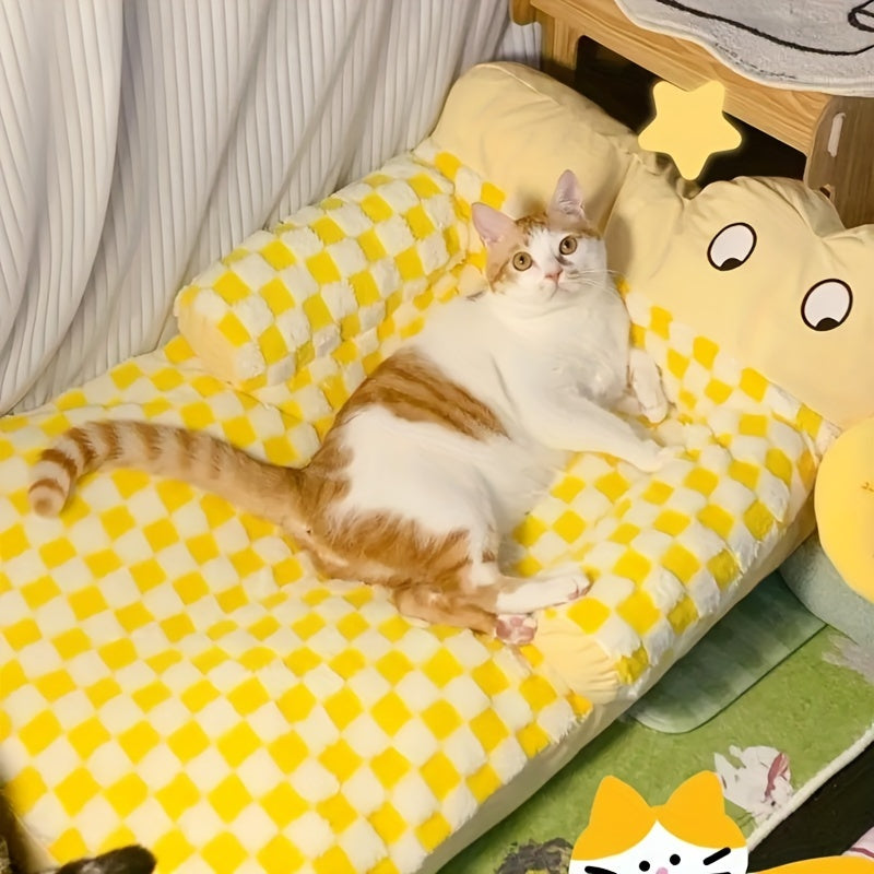 A Cozy And Washable Dog Bed for Pets, Suitable for Autumn And Winter, That Provides Warmth And Comfort, Also Serving As a Cat Nest for All Seasons.